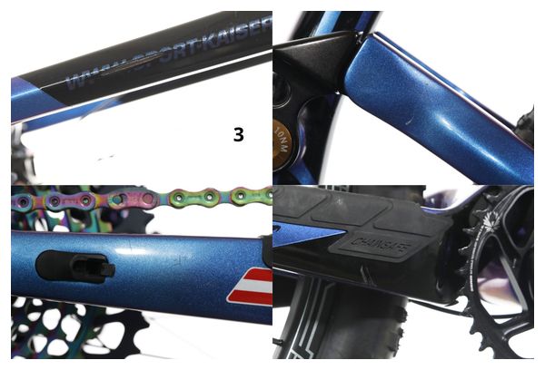 Produit Reconditionné - VTT Tout-Suspendu Kaiser K-One FS Sram XX1 Eagle AXS 12V Bleu/Violet 2021
