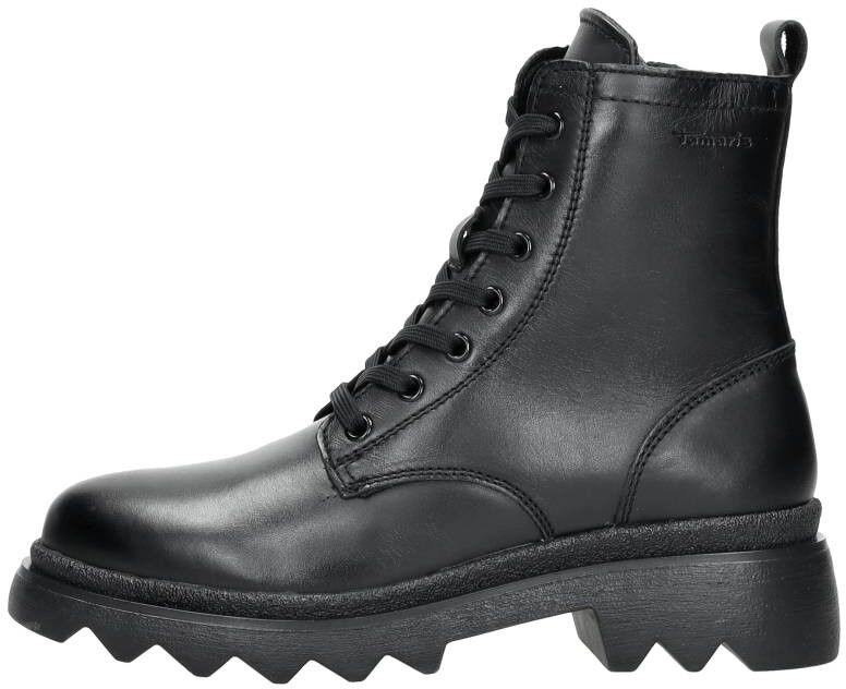 Tamaris Veterschoenen Hoog zwart