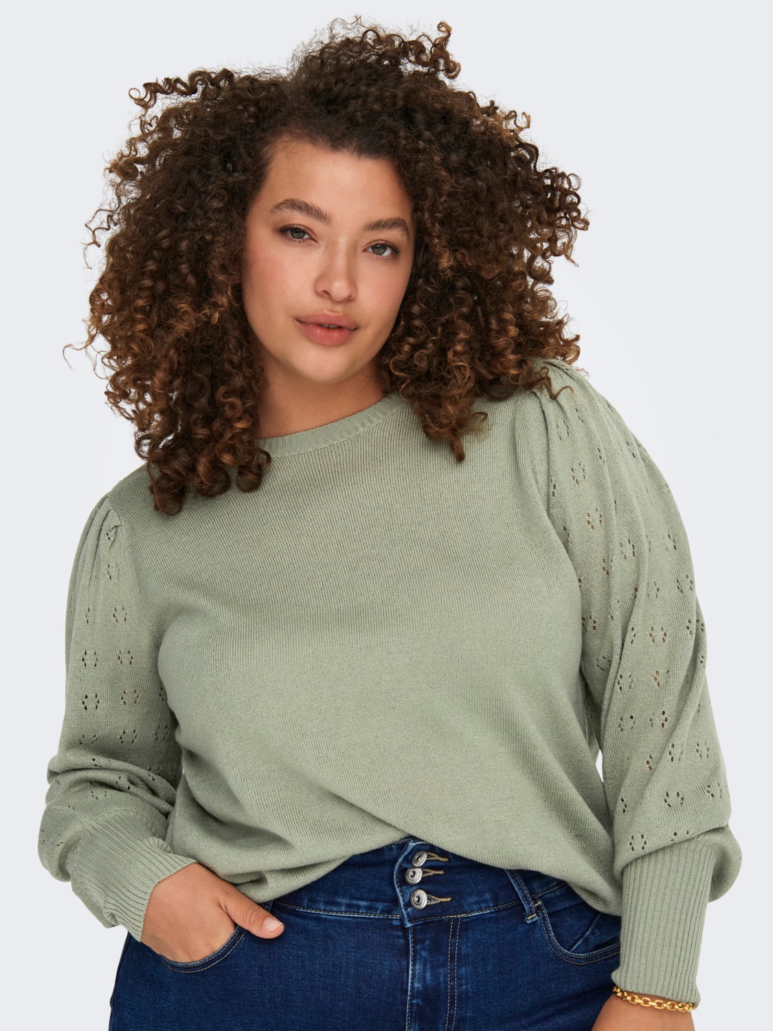 CARMIRLA Strickpullover Seagrass
