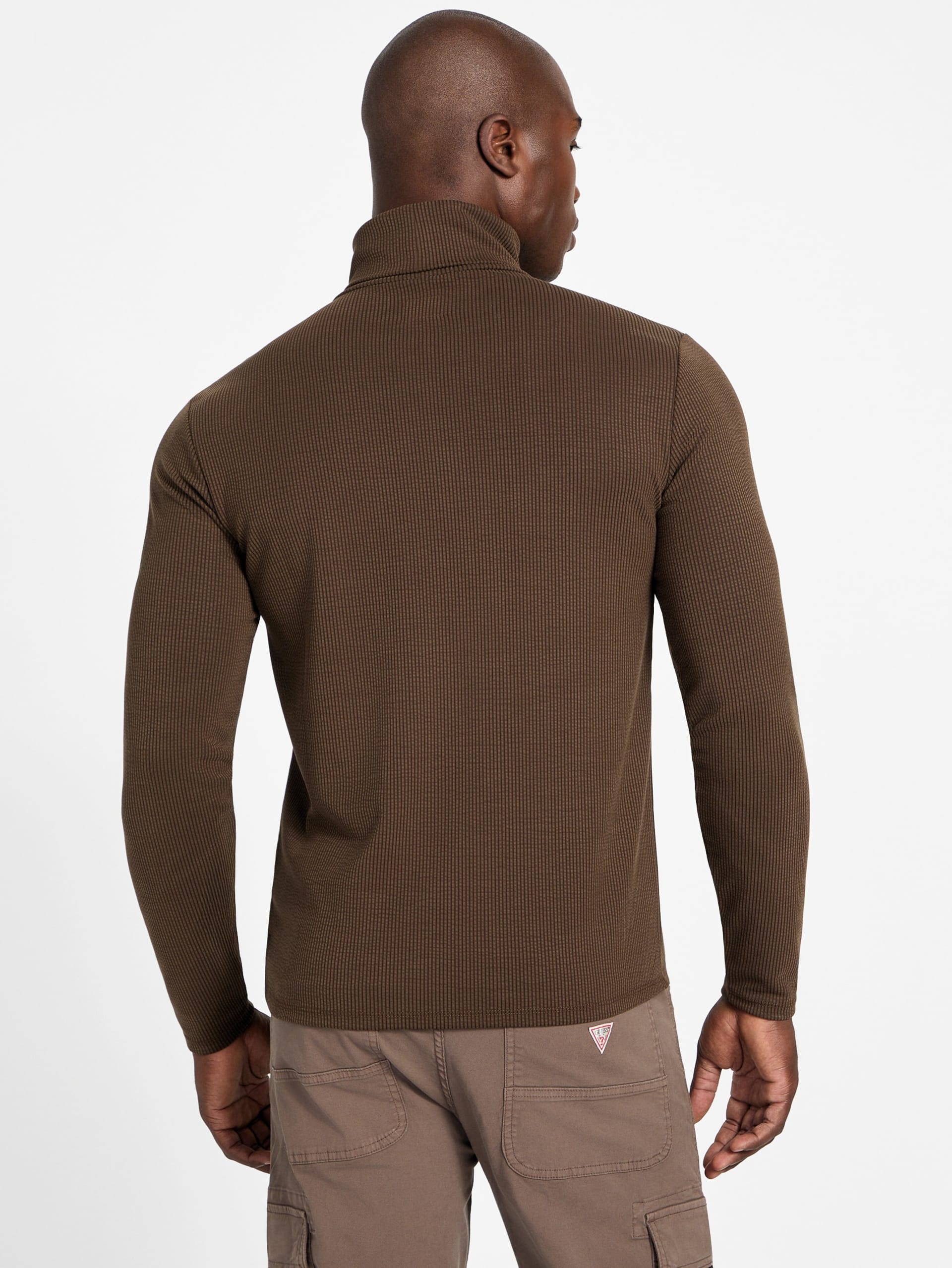 Camisa canelada em viscose ecológica