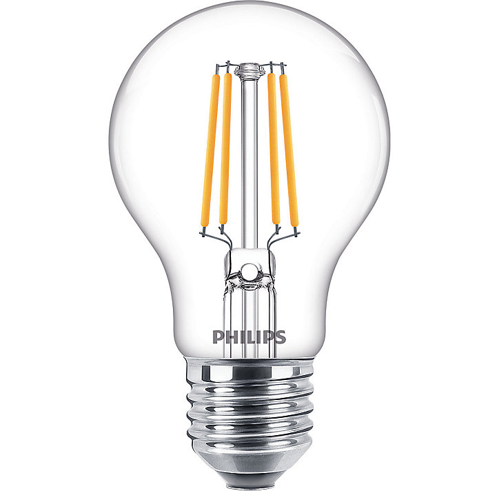 Ampoule LED E27 A60 470lm 4,3/40W blanc chaud l.6 x H.10,6 cm Philips