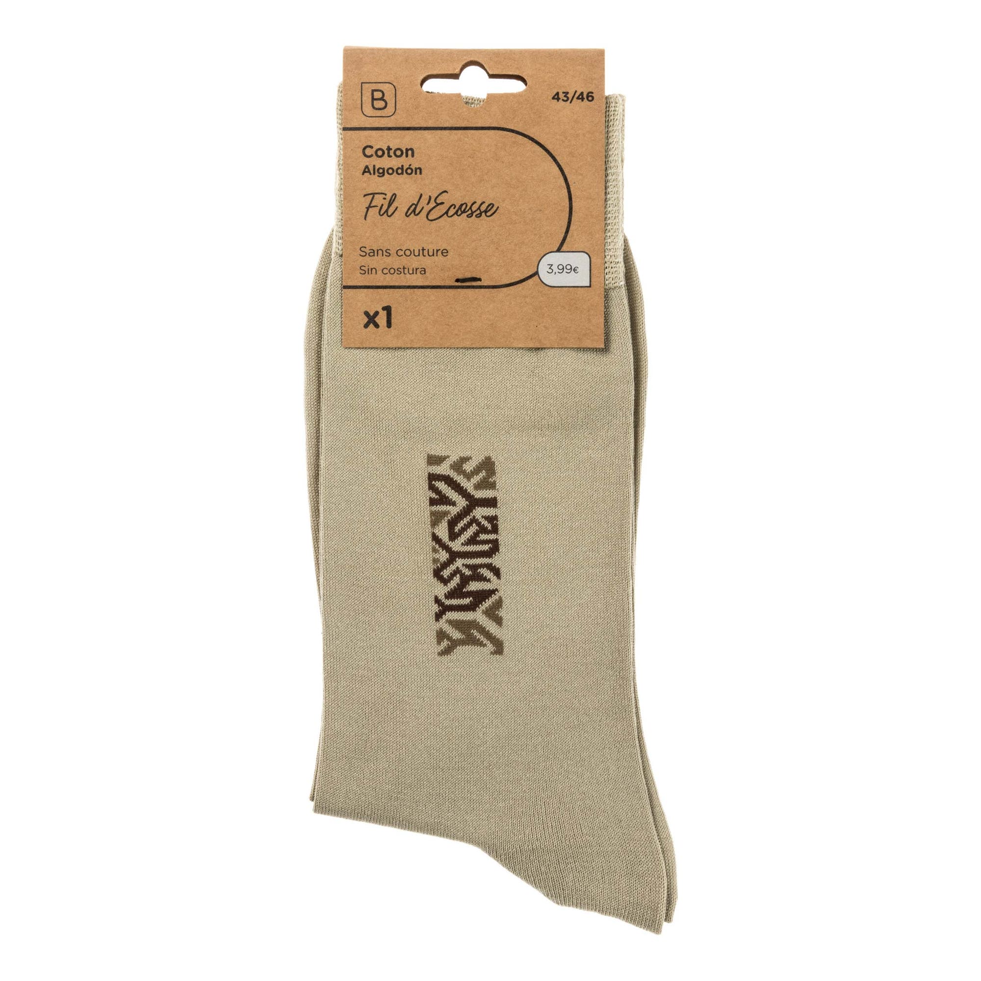 Chaussettes Homme beige