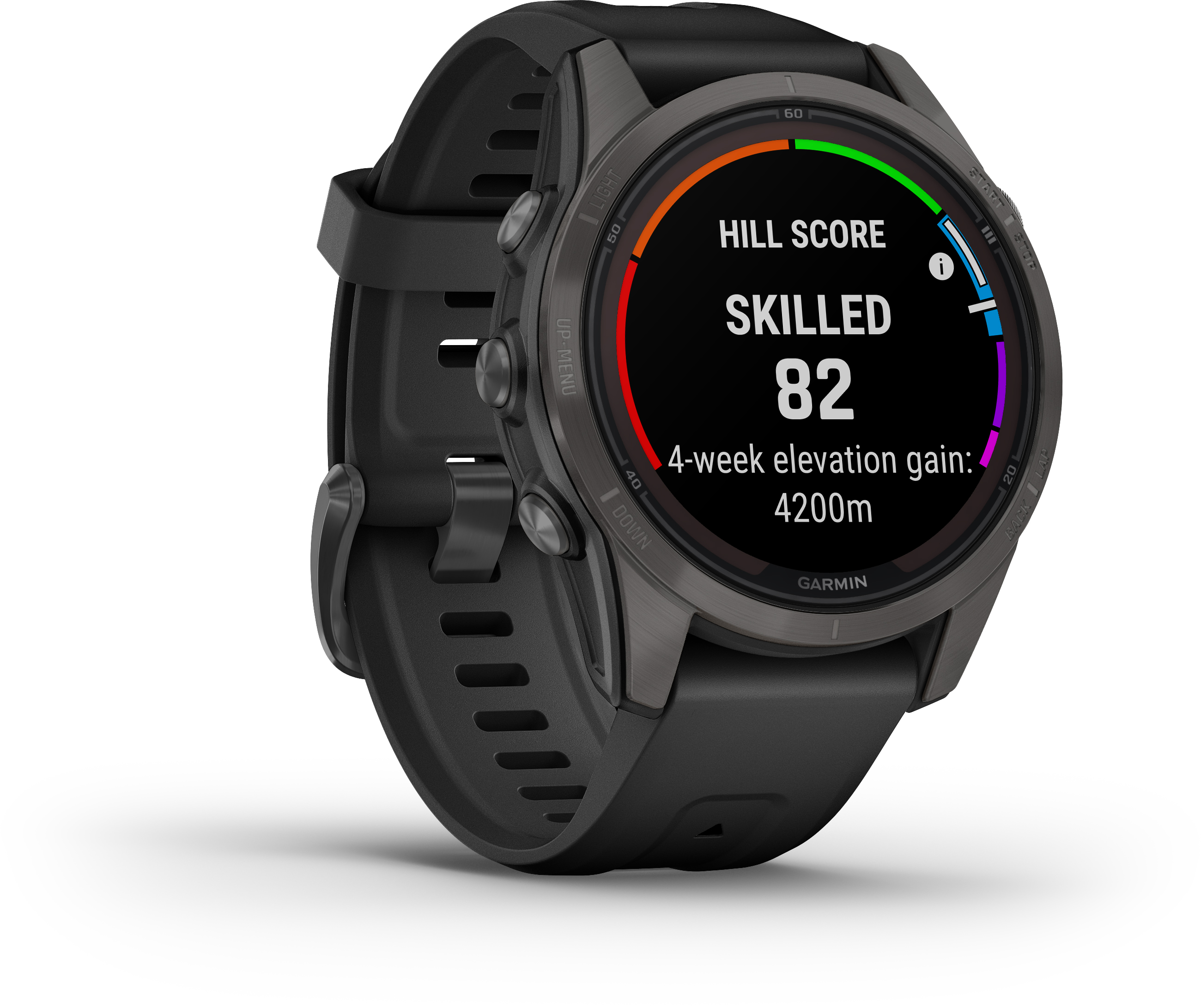 Fenix 7S Pro - Sapphire Solar - 42mm Carbon Gray Titan w/Black Band