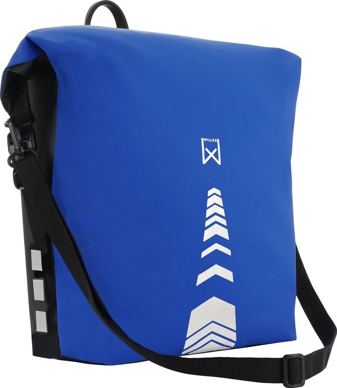 Willex - Enkele Fietstas - Blauw - Waterdicht Bisonyl - 17 Liter