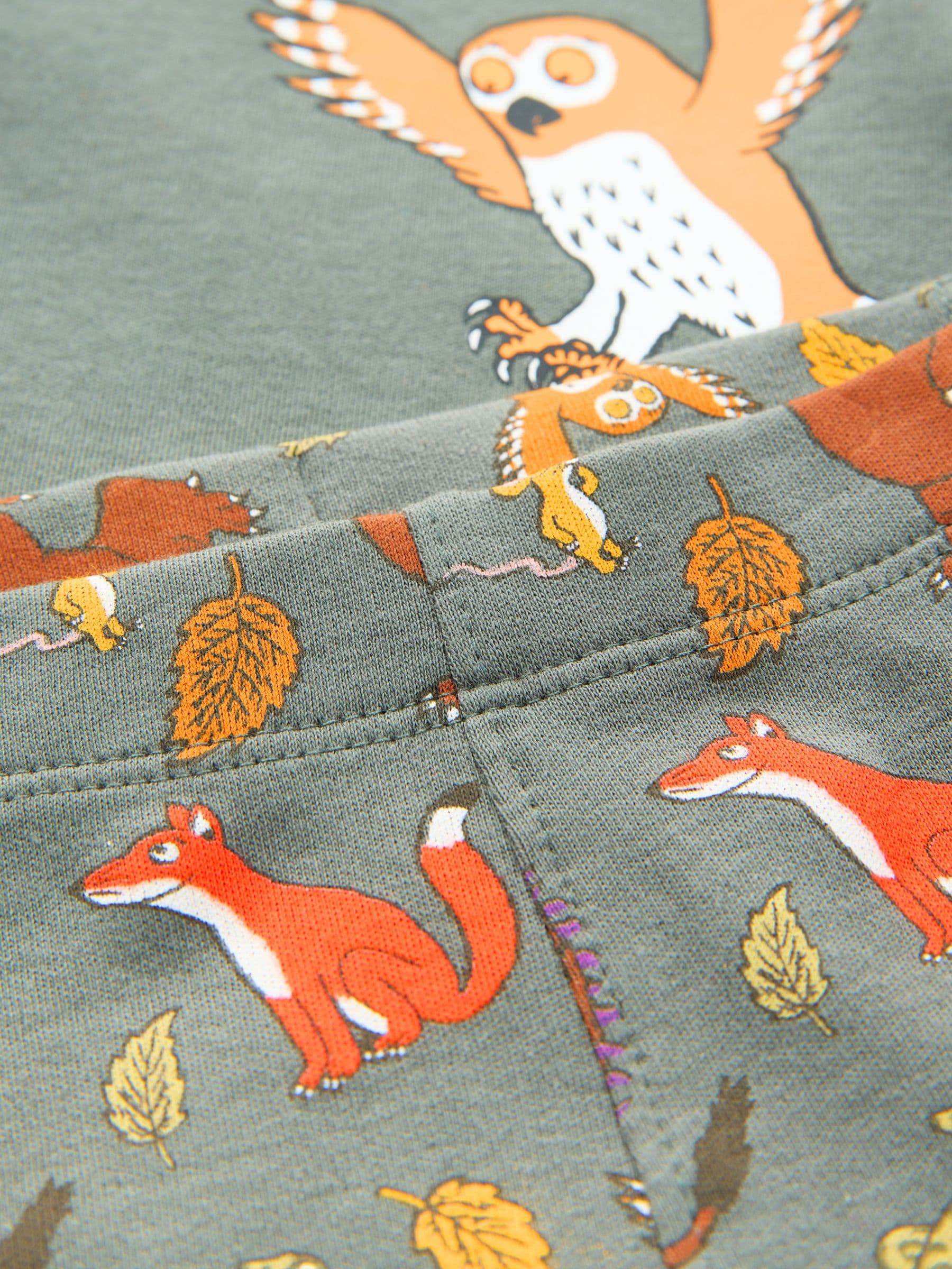 Antracietgrijs/bruin Gruffalo - Single License Snuggle Pyjamas (9mths-9yrs)