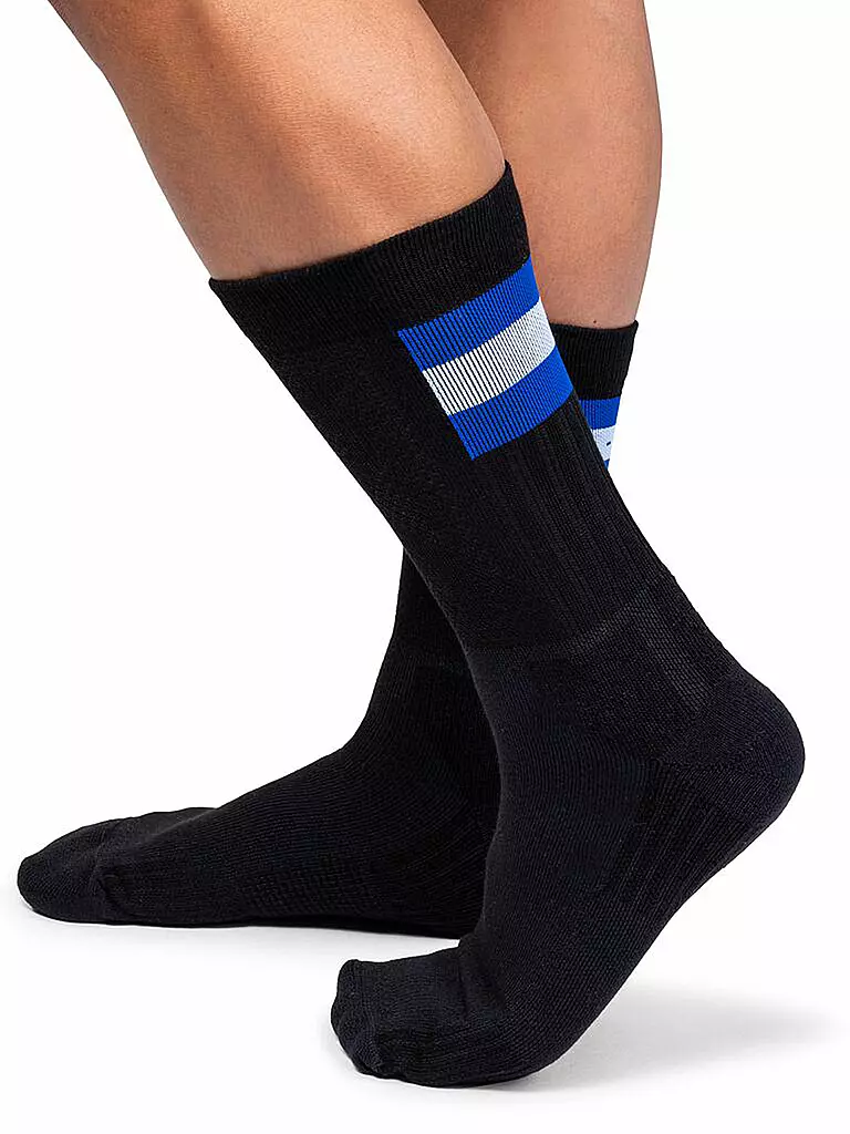 ON Herren Socken black / indigo schwarz