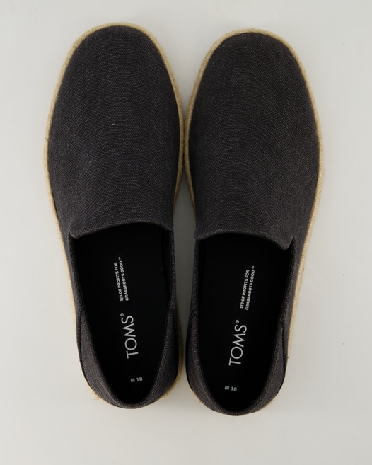 Toms Santiago Slipper in Schwarz