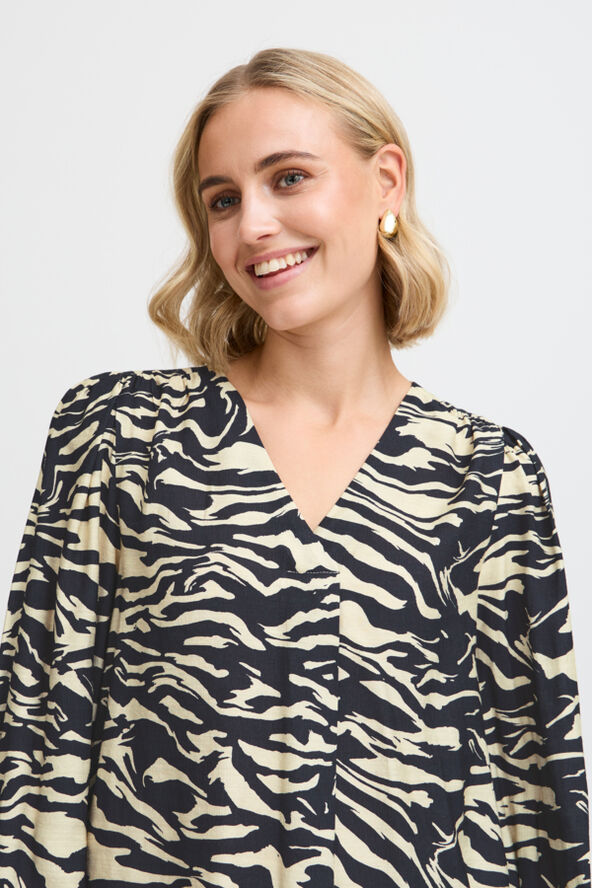 Fransa FRARIANA BL 4 Navy blazer aop ma24 02b