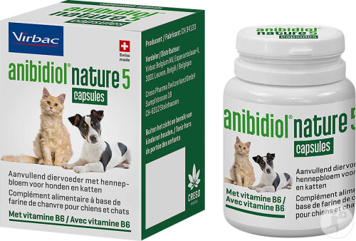 Virbac Anibidiol Nature 5 Complément Alimentaire 60 Capsules