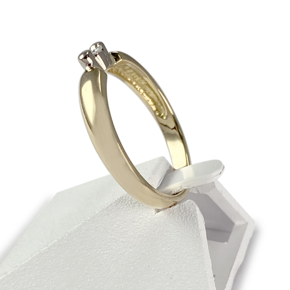 Bague d'occasion or 750 jaune diamant