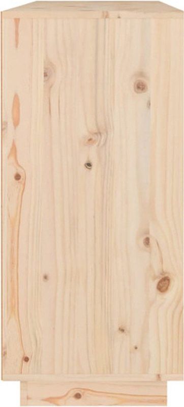 vidaXL - Dressoir - Massief Grenenhout - 2 Lades - 3 Deuren