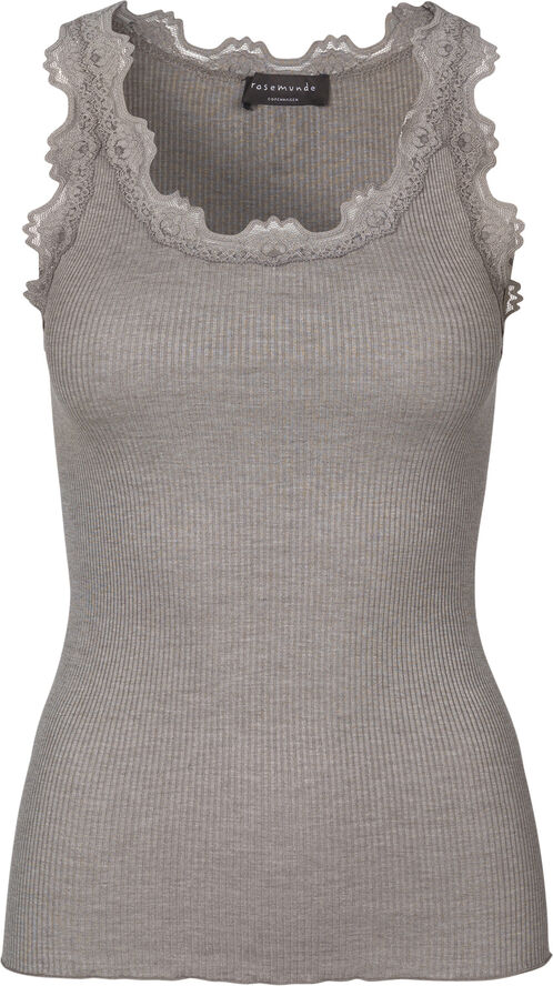 Rosemunde Silketop m. blonde Brun