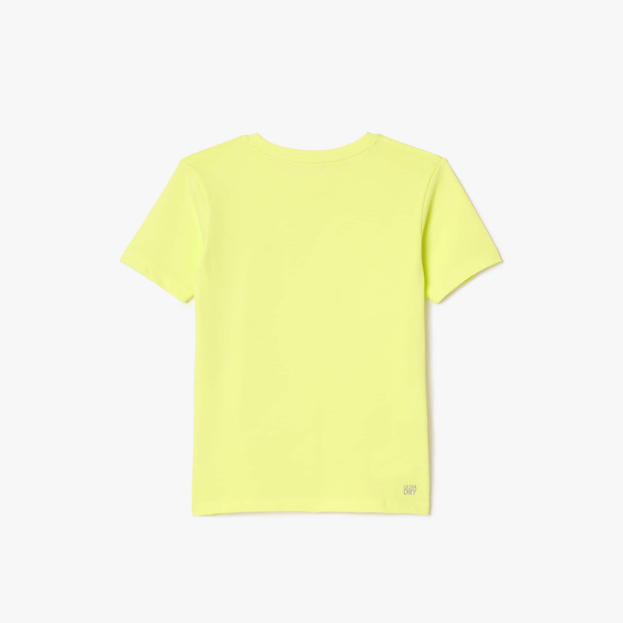 T-shirt Garçon Lacoste SPORT en coton mélangé respirant uni T-Shirts & Chemises - Jaune - Lacoste - Garçon
