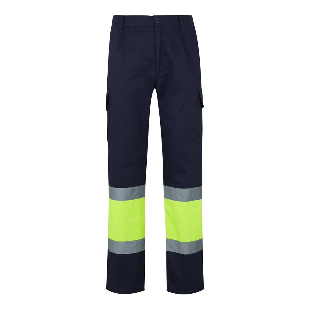 Velilla 36056 - Pantalon bicolore en sergé multipoches (210g/m²), en coton (20%) et polyester (80%)