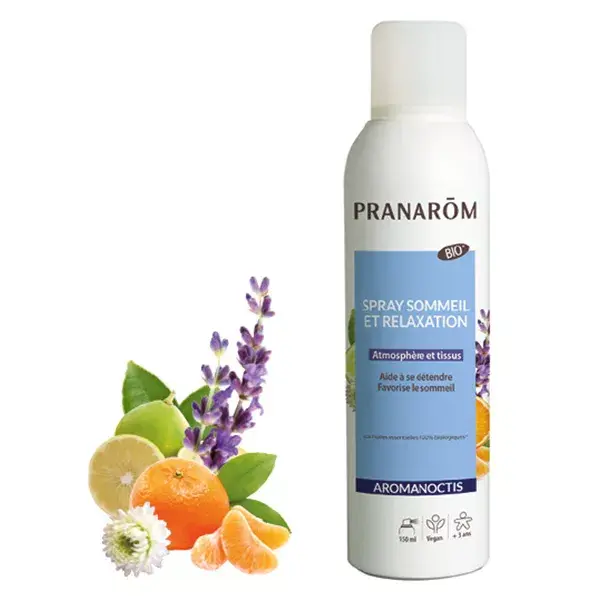 Spray Orgânico para Dormir e Relaxar Pranarom Aromanoctis 150ml