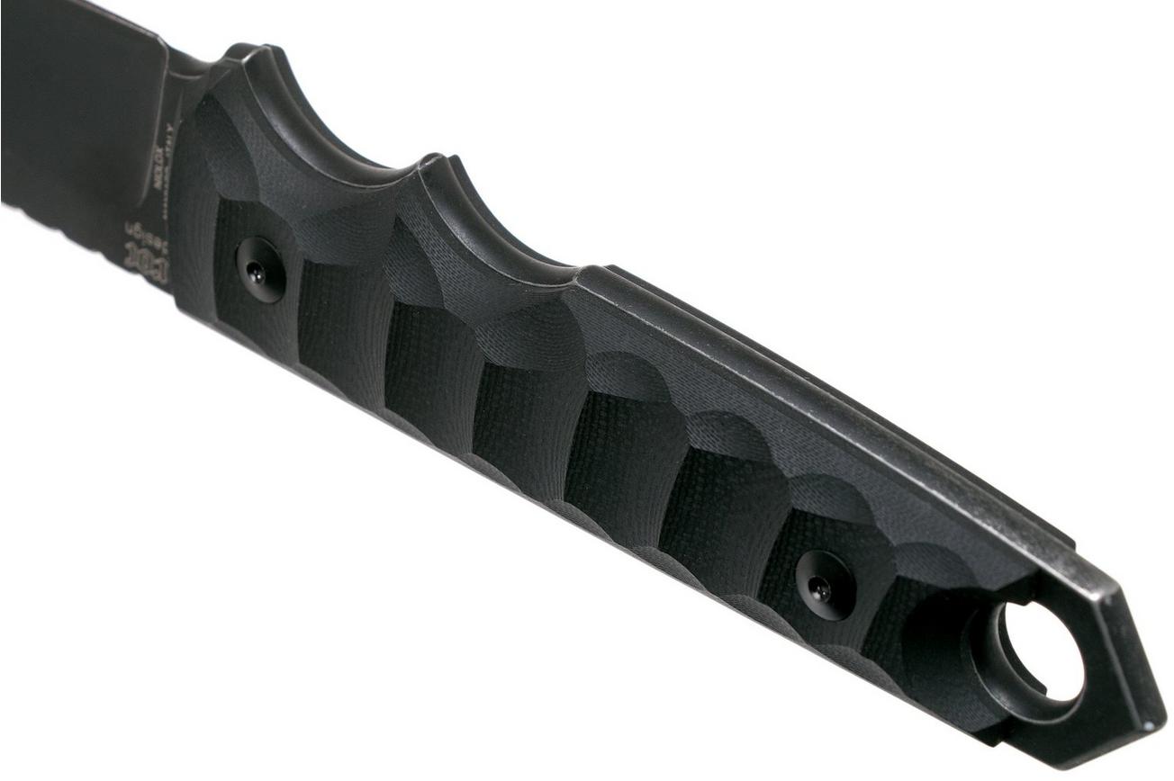 Fox Knives Ryu FX-634 Black G10, vaststaand mes, Black Roc Knives design