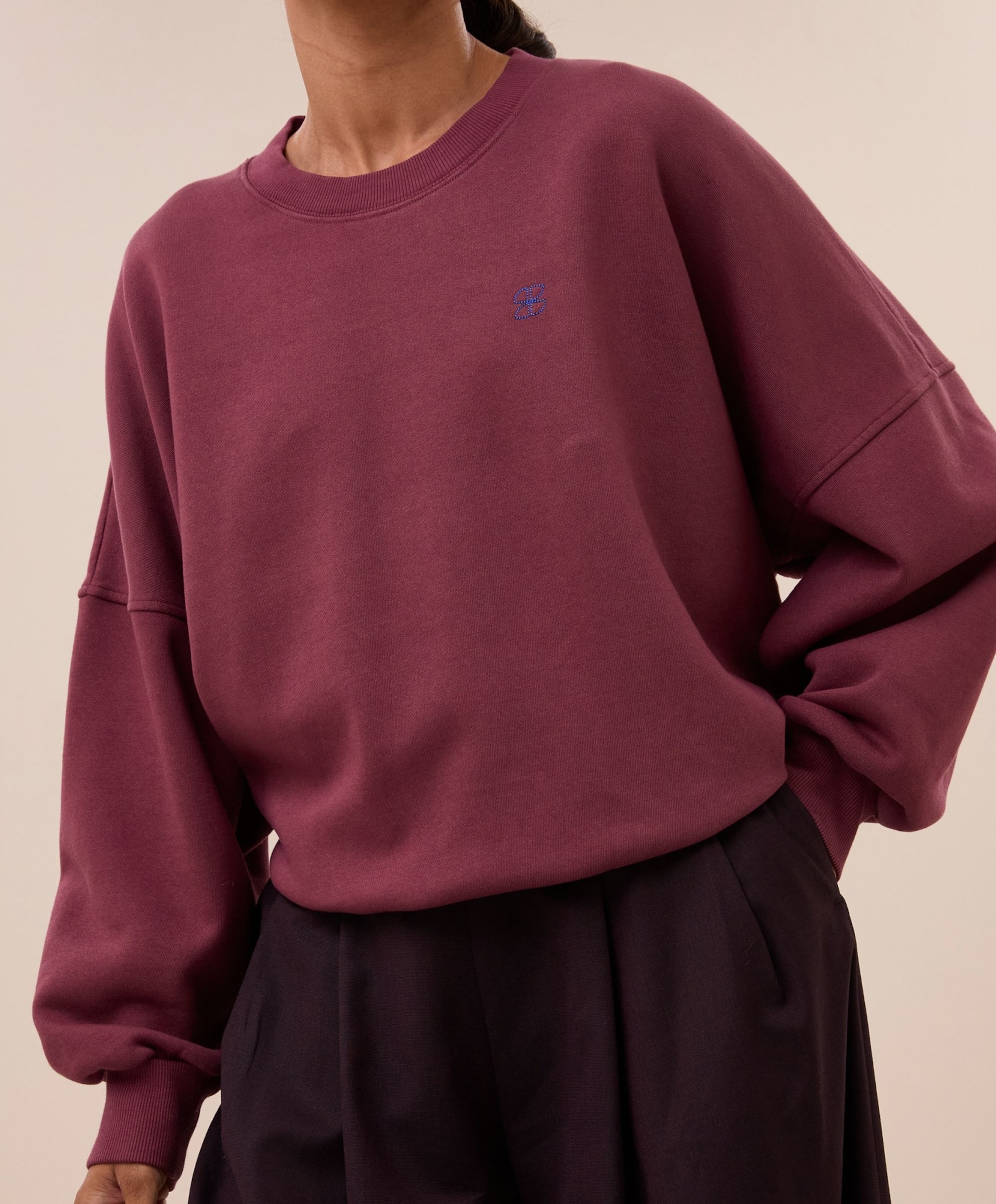 by-bar Dames sweater bordeaux