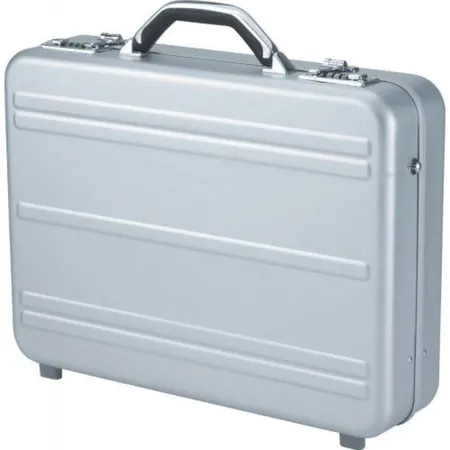 Alumaxx Laptop-Attachékoffer Mercato, silber, ca. 43 x 30 x 7cm
