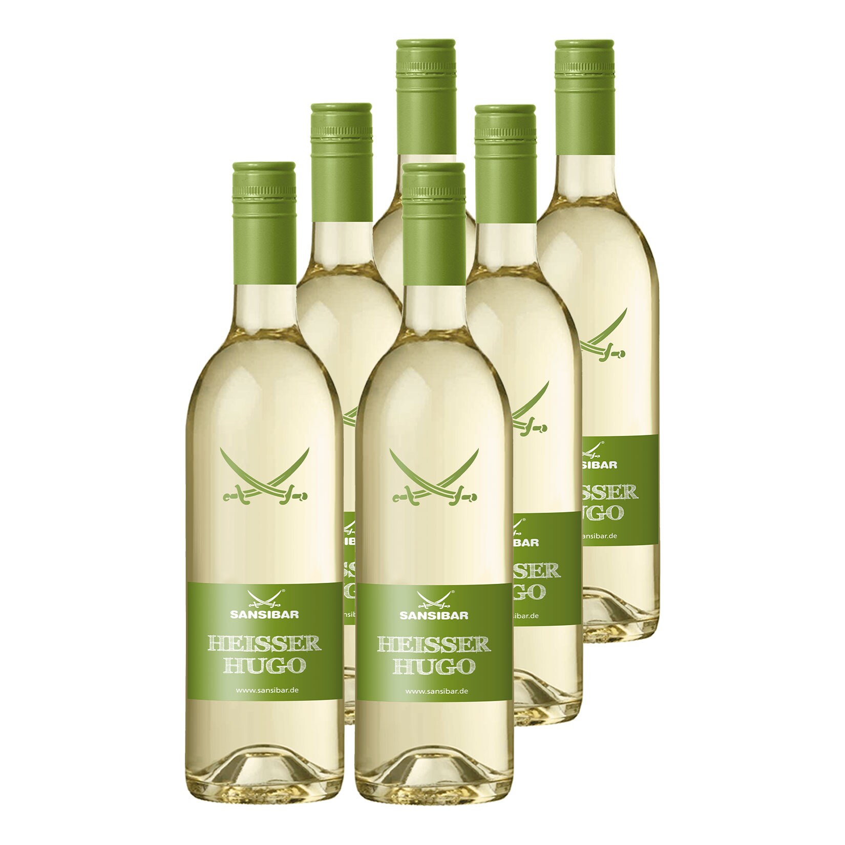 Sansibar Heißer Hugo 7,5 % vol 6 x 0,745 Liter
