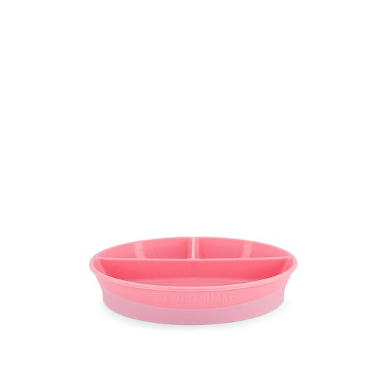 Assiette compartimentée   Rose        6 mois +   de               Twistshake