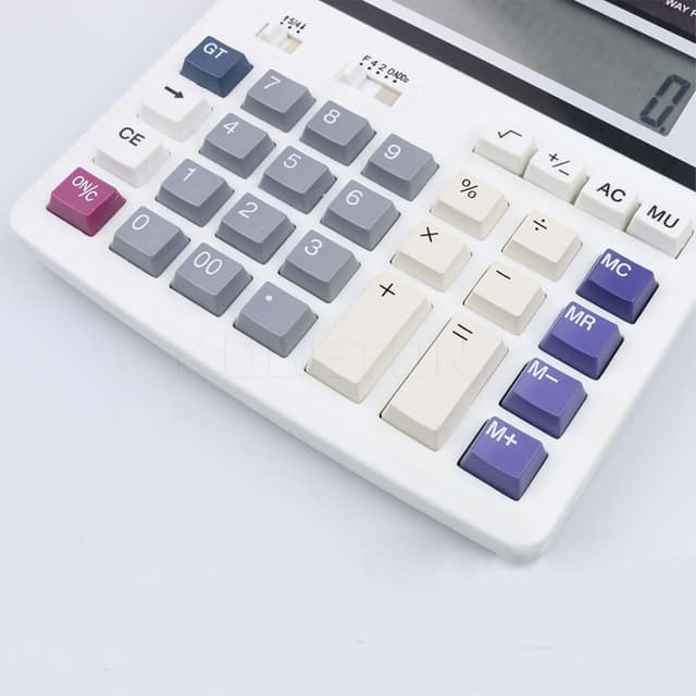 DS-200ML Solar og batteri Dobbelt strømforsyning Desktop Calculato
