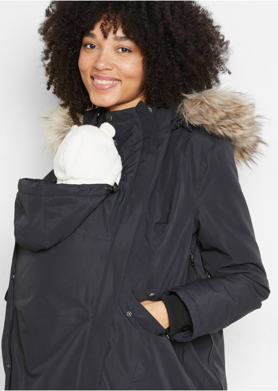 Manteau de grossesse thermo avec fonction portage