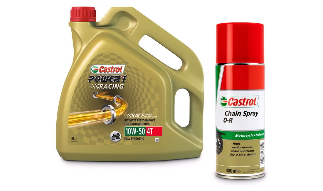 Castrol Power1 Racing 10W-50 4-takt 4L + kædespray