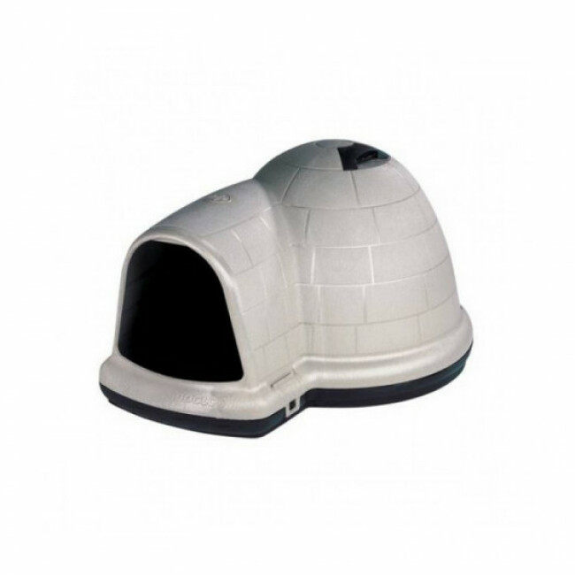 Niche plastique isolée Indigo Petmate pour chien