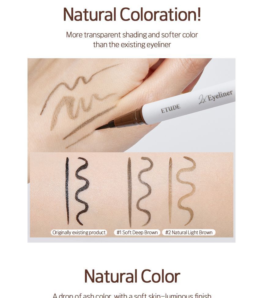 ETUDE - 2X Tinting Eyeliner - 2 Kleuren