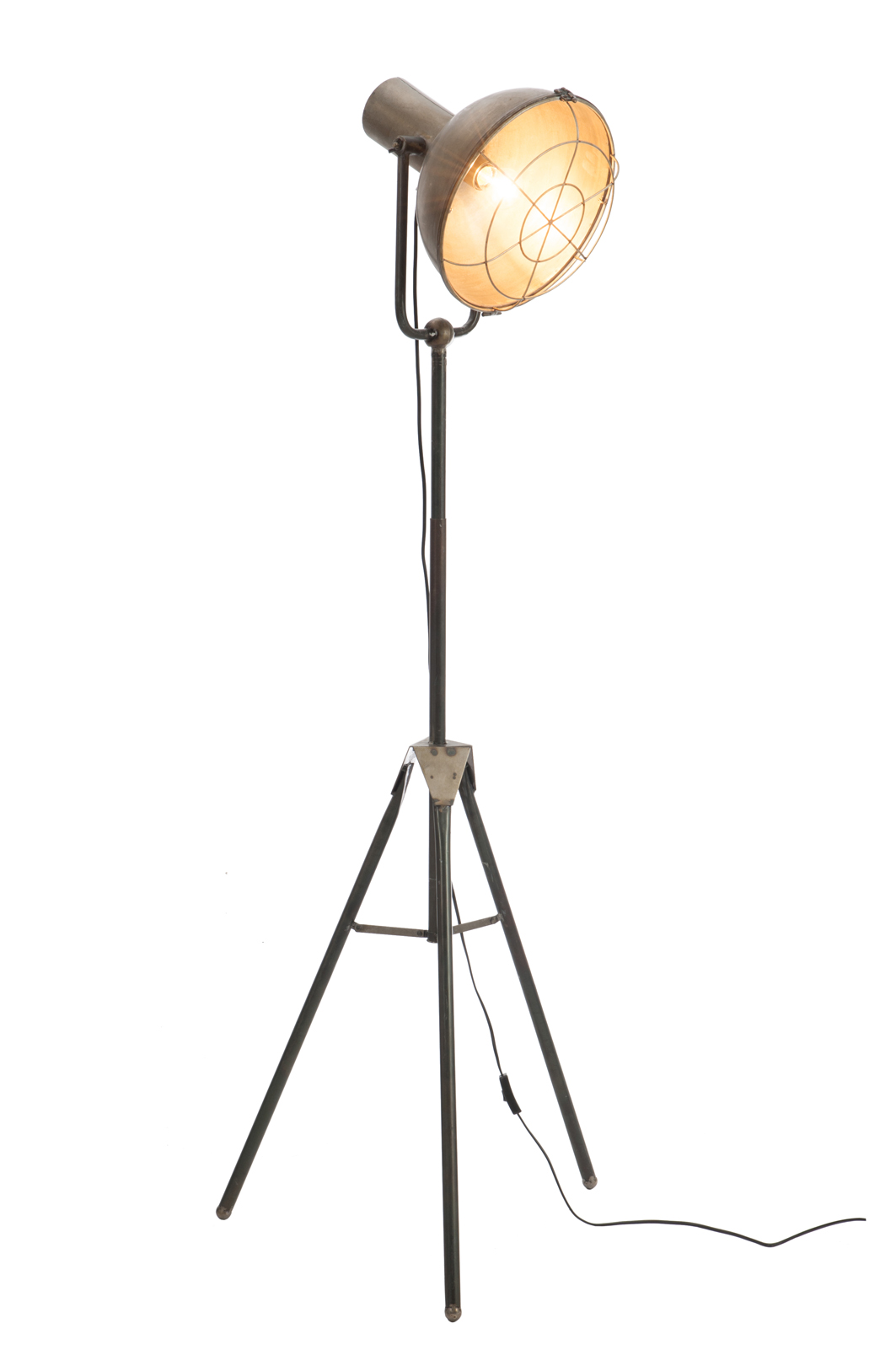 Staande lamp Steven Industriële Staande lamp Steven grijs