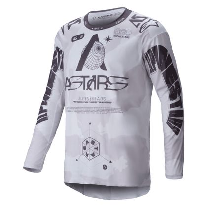 Maillot cross Alpinestars RACER - HOLLOW 2025 - Gris / Marron