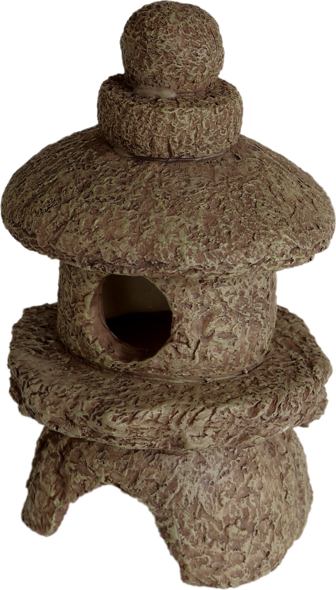 Superfish aquarium decoratie Pagoda bruin D 5 H 14 cm