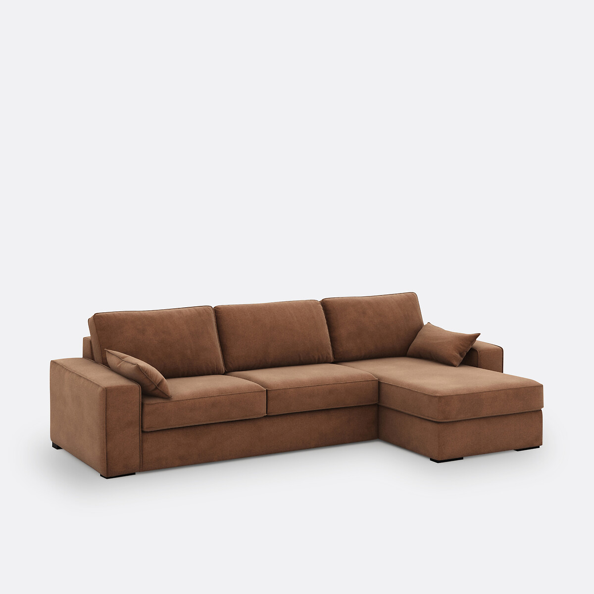 LA REDOUTE INTERIEURS<br>Sofá-cama de canto, poliéster, espuma Cécilia