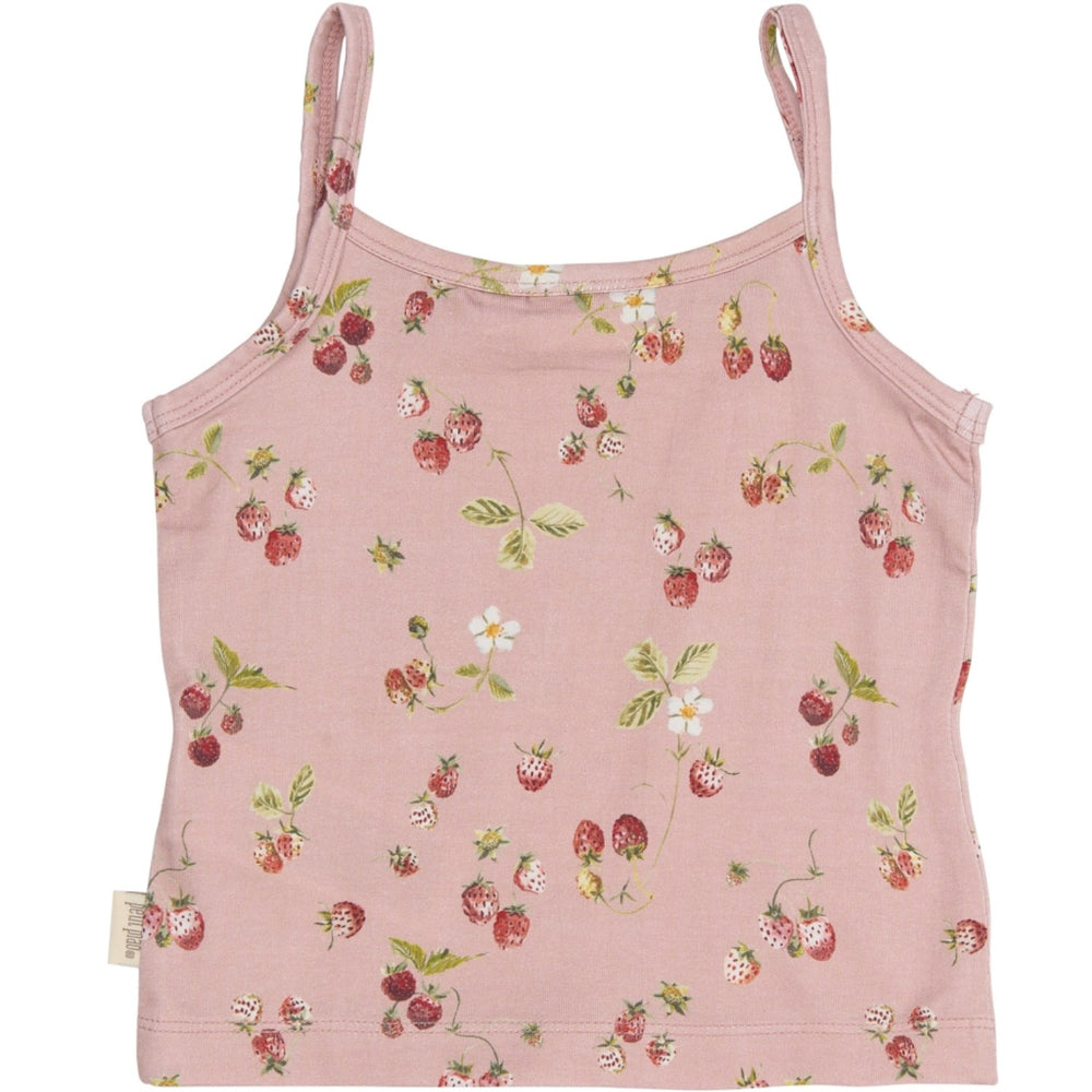 Køb Petit Piao Misty Rose Strawberry AOP PPStar Girls Undertrøje 2-pack