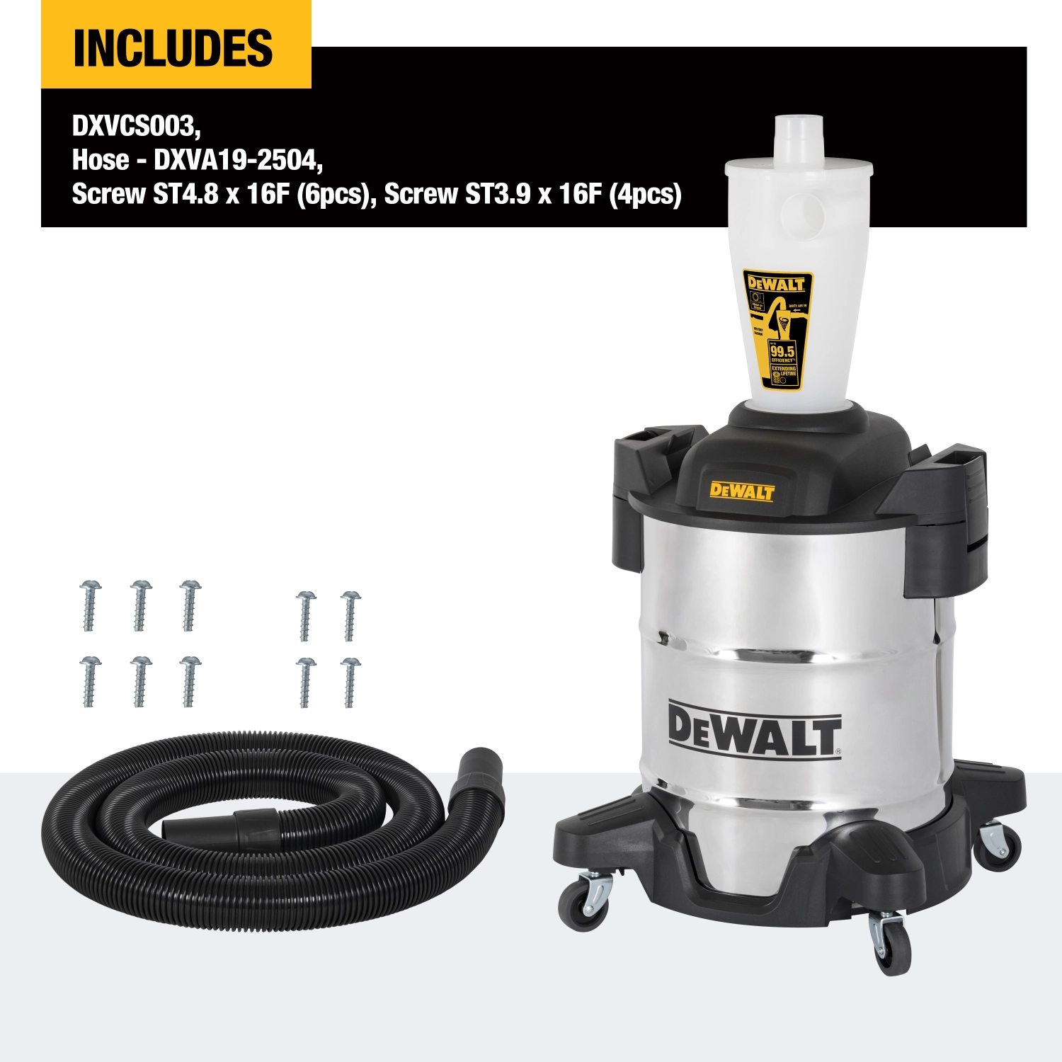 DeWALT DXVCS003 Voorafscheider - 38L