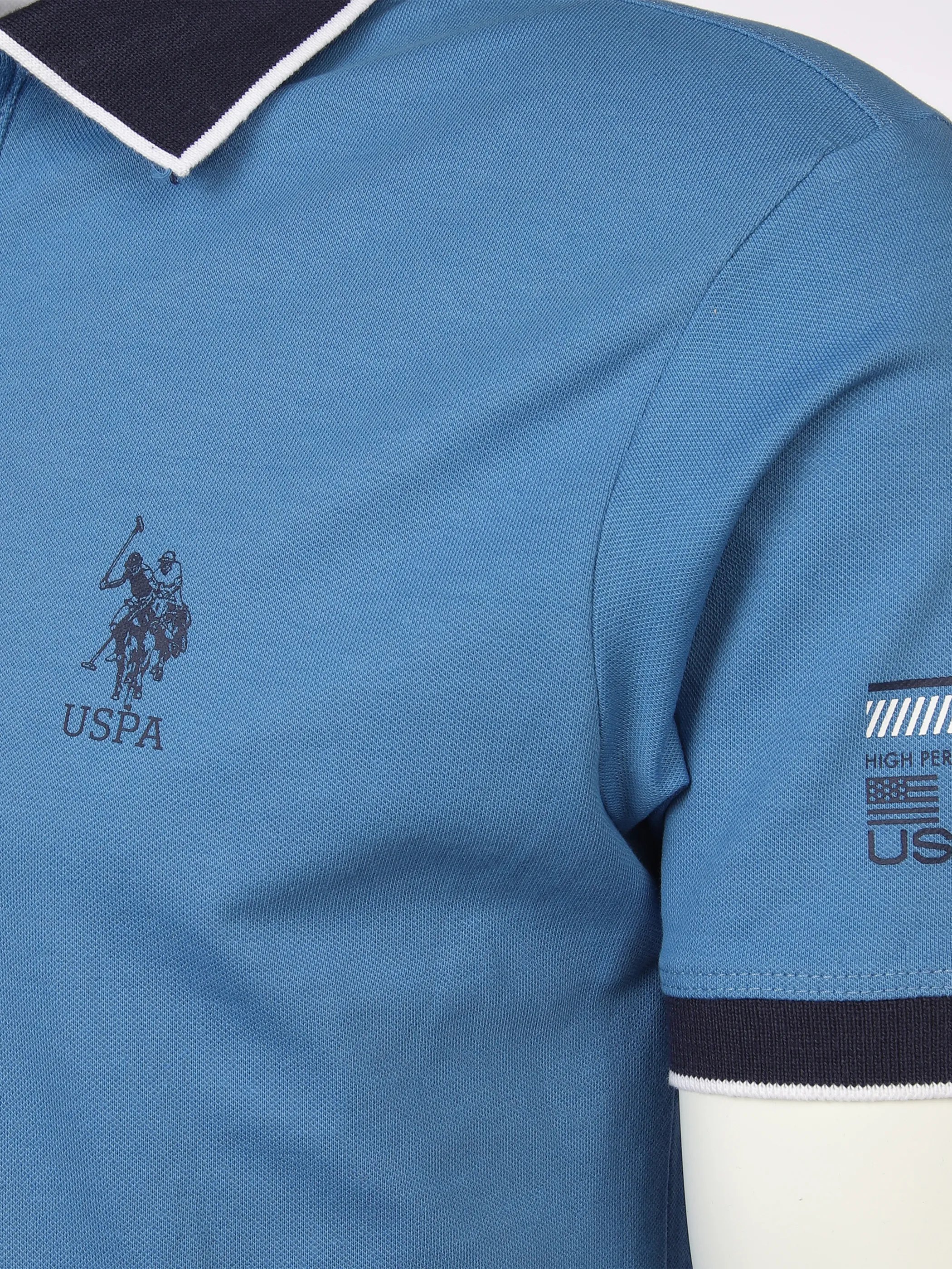 Herren Poloshirt mit Print