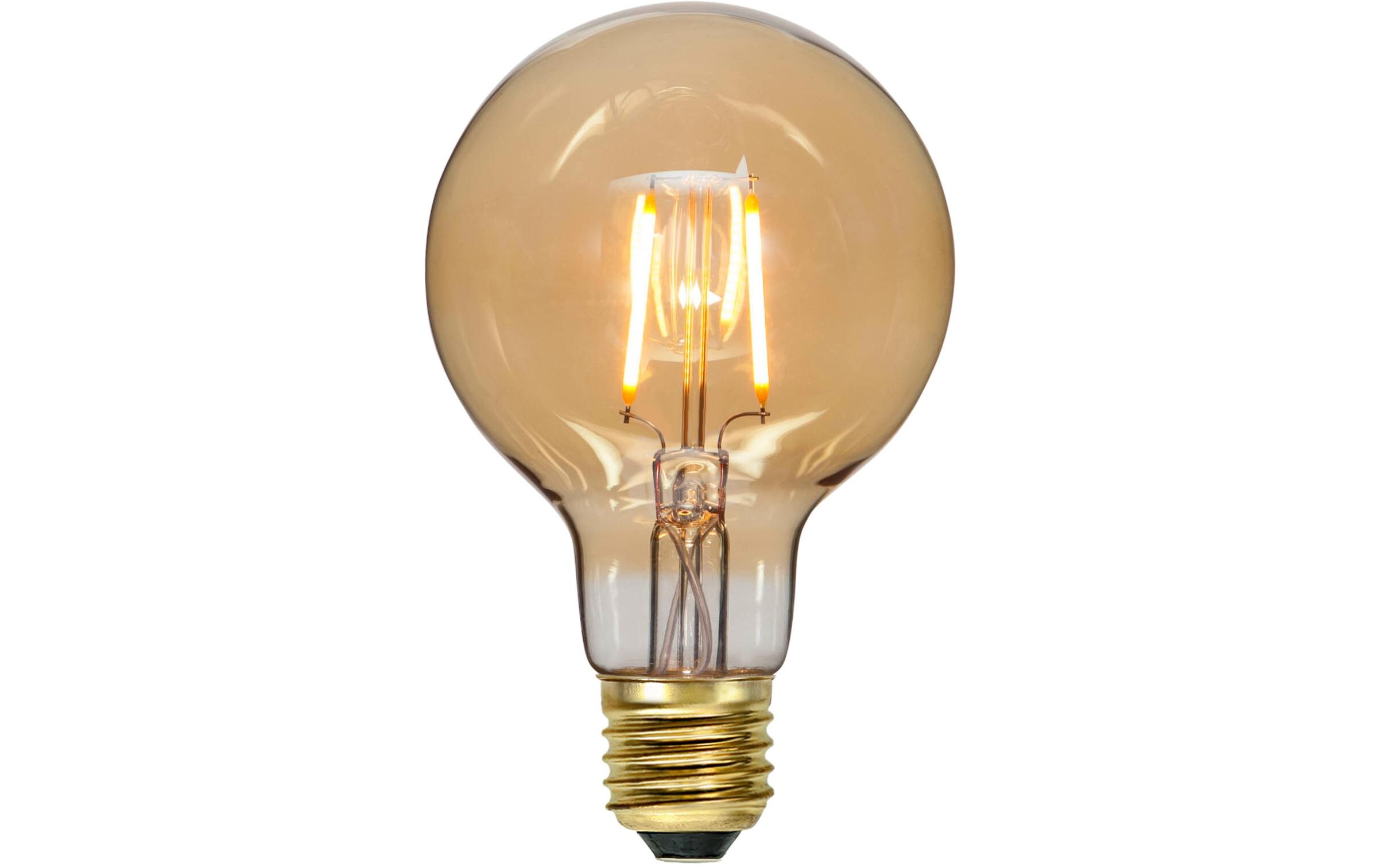Lampe Plain Amber 0.75 W (7 W) E27 WarmweissLED Filament mit Glas in der Farbe Amber