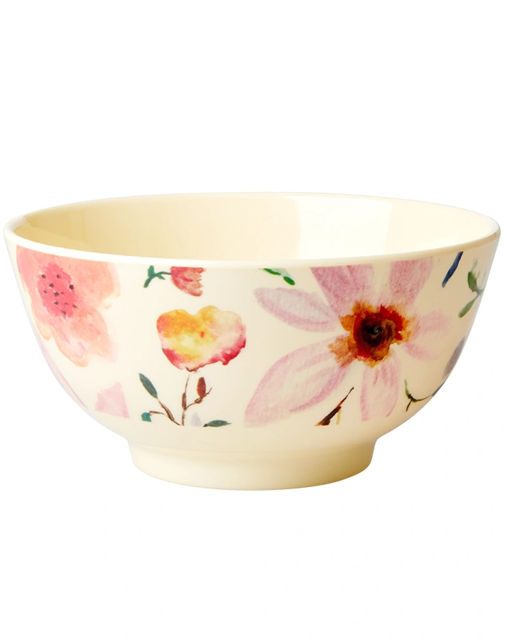 Melamin-Schale SELMAS FLOWER mittel in beige
