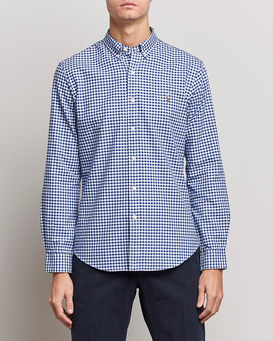 Polo Ralph Lauren Slim Fit Shirt Oxford Blue/White Gingham