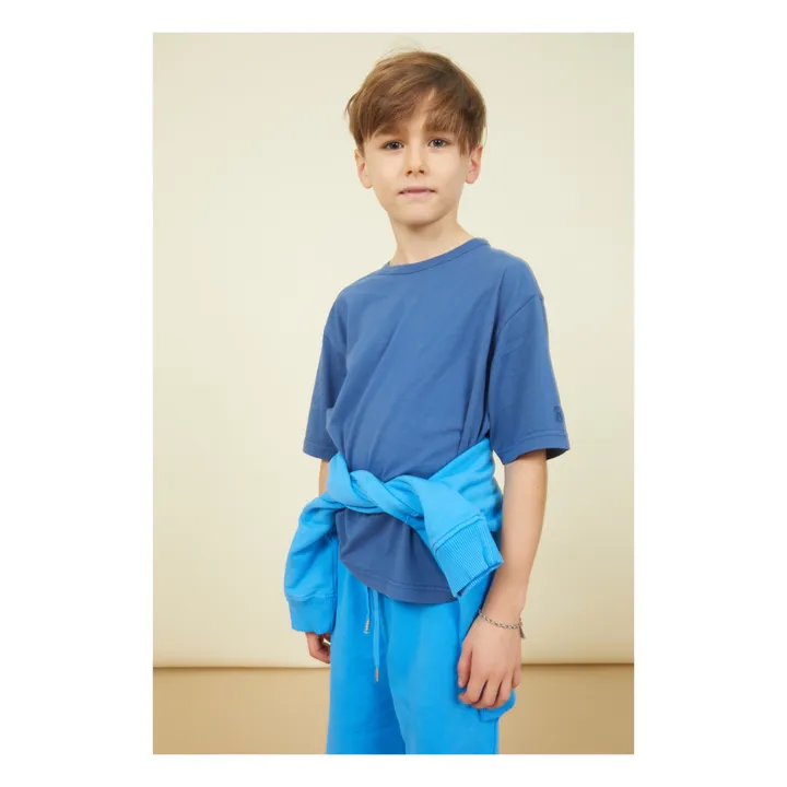 SMALLABLE BASICS T-Shirt Garçon Oversize Coton Bio | Océan