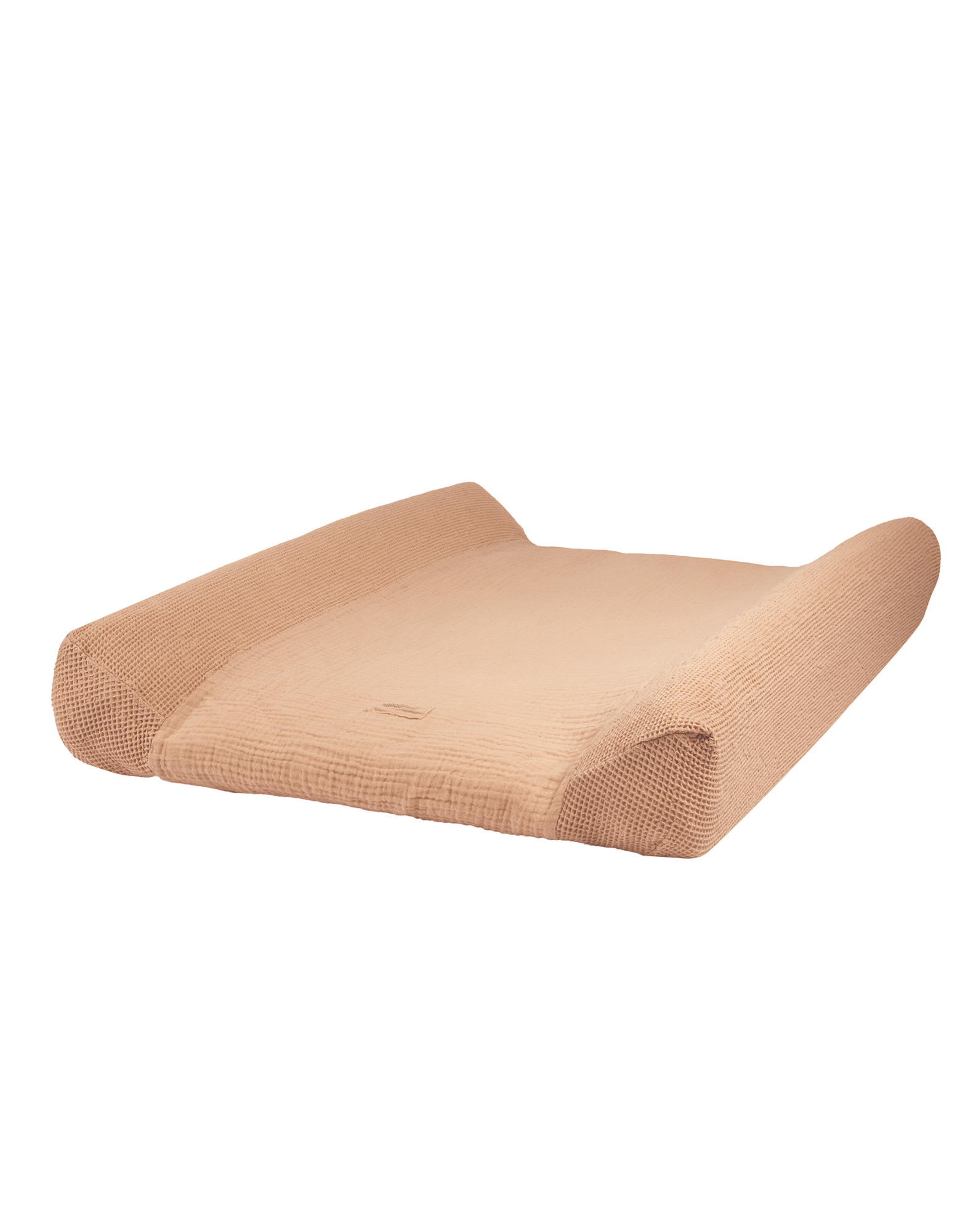 Matelas à langer imperméable et housse wabi-sabi en coton lavé | Rose