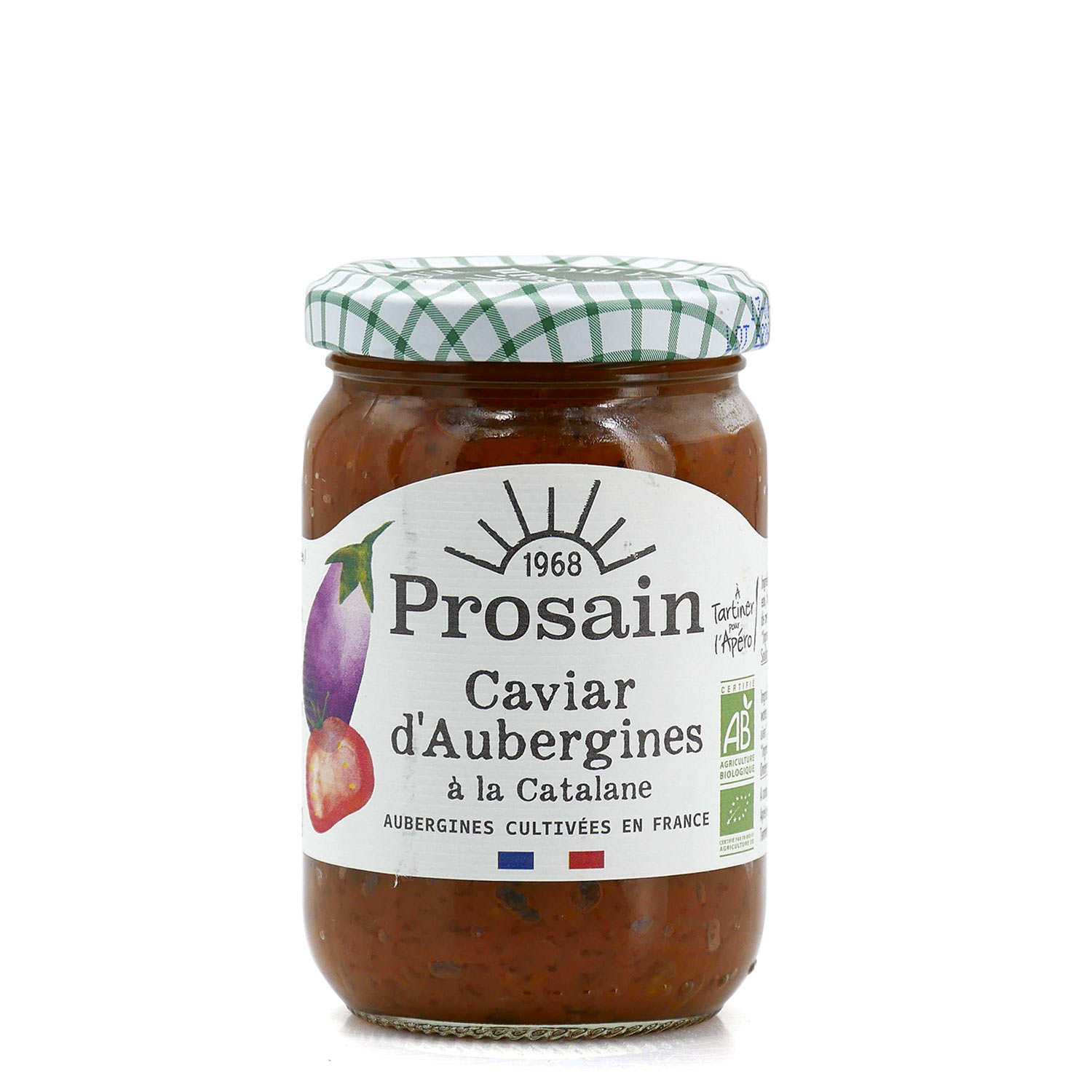 Caviar d'aubergines bio à la Catalane - Prosain