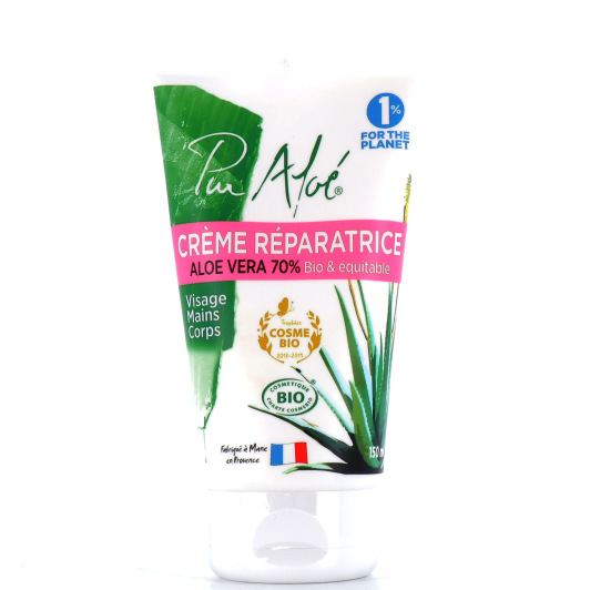 Crème réparatrice à l'aloe vera Bio Pur Aloé - Visage, mains et corps