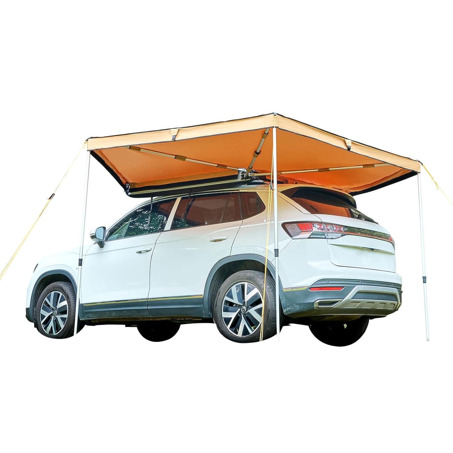 VEVOR Markise Auto, 270°-Markise, 3,19x3,07x2,10 m, Sonnensegel, wasserdicht (UV50+), inklusive Tragetasche, freistehendes Offroad-Vordach, Sonnenunterkunft für SUV, Van, LKW & Camping