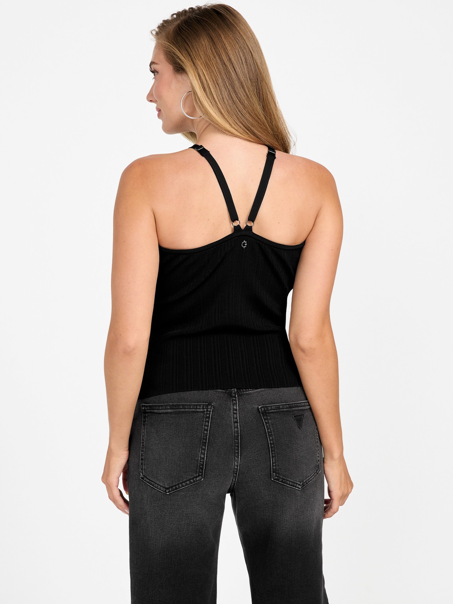 Top Sofie Ribbed Mirage