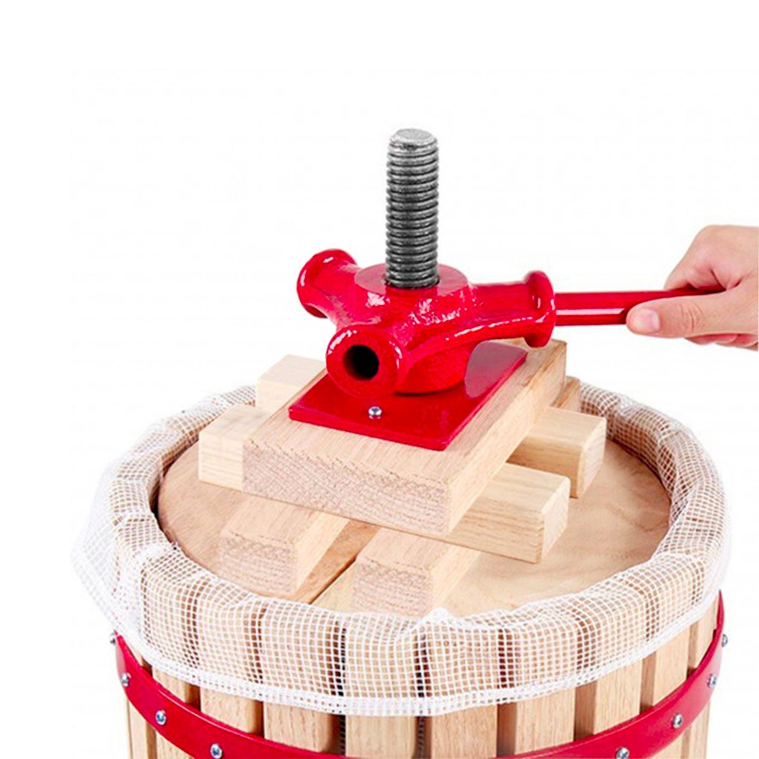 Wein selber machen Set - MAXI mit Obstpresse 12 Liter, Anleitung auf Deutsch