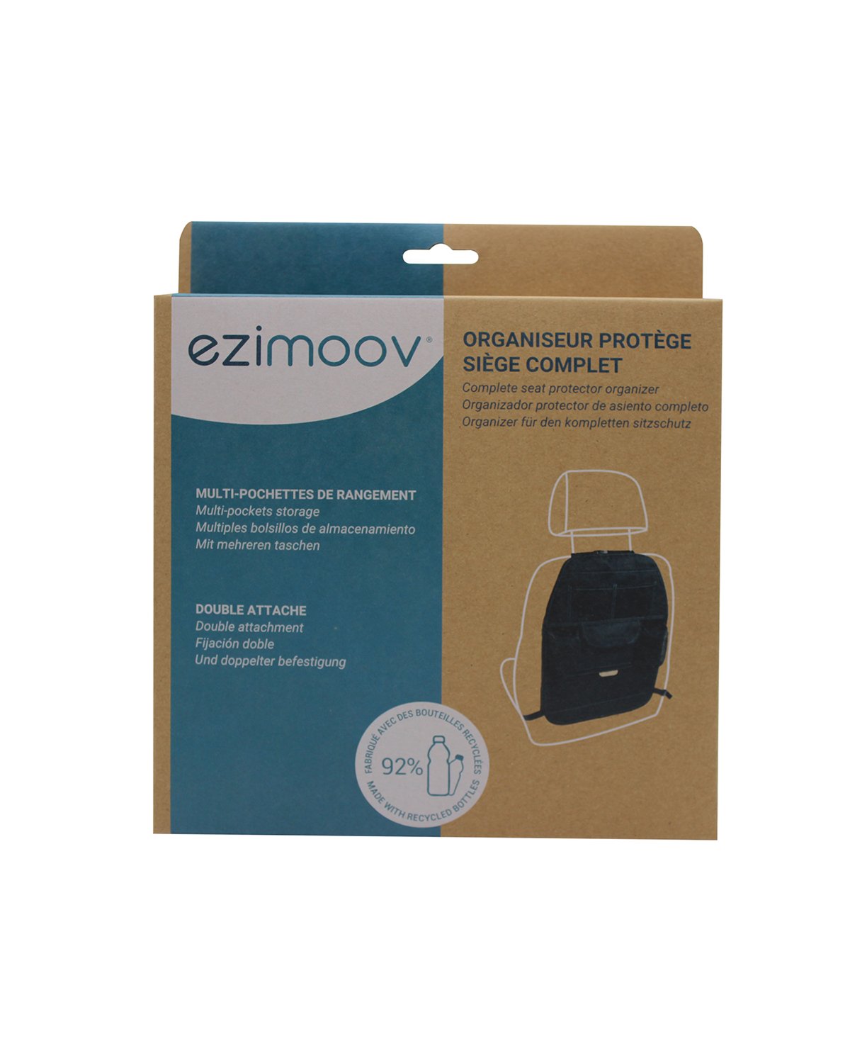 Ezimoov Oppbevaringslomme til Bil – 56 x 38,5 cm | Travel Organizer Plus