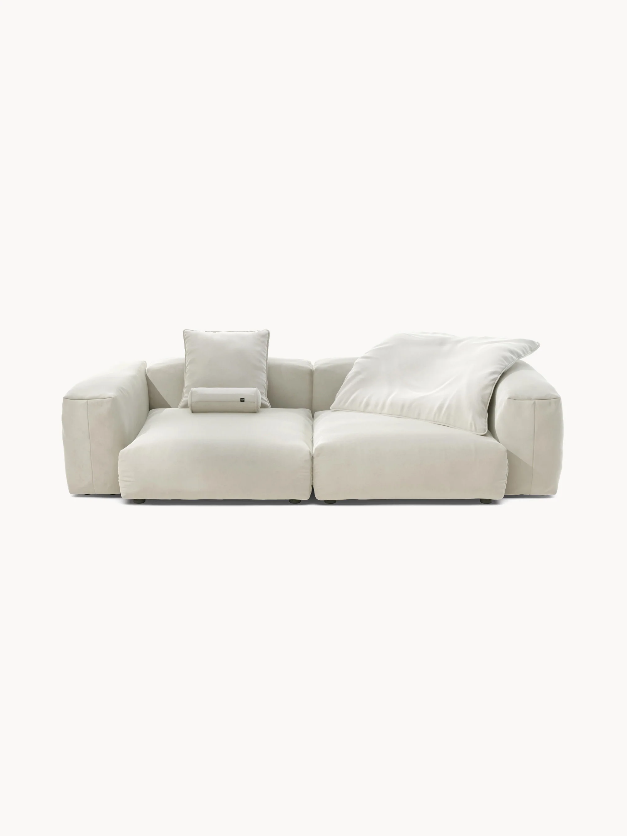 Modulaire bank Vetsak (3-zits) van fluweel
