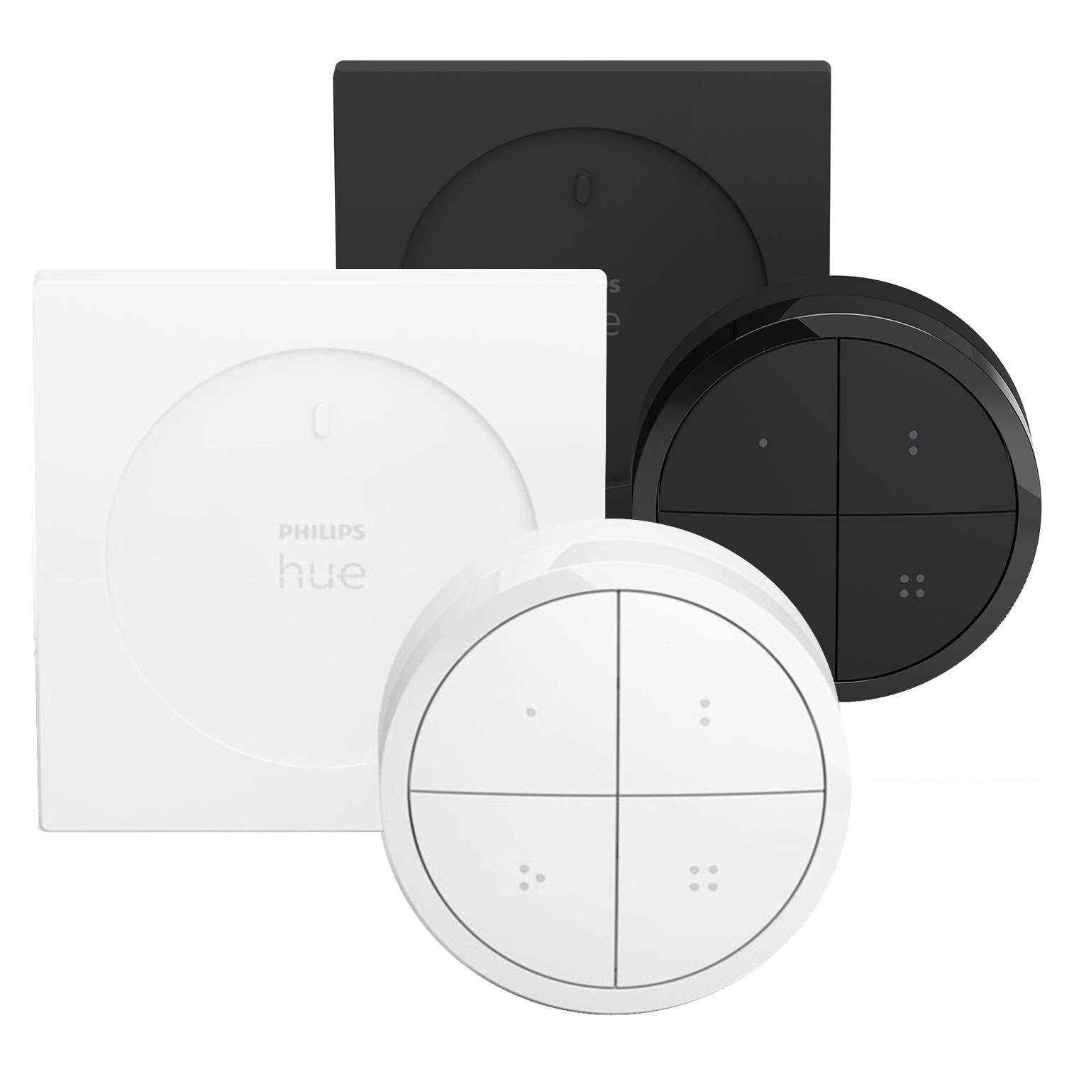 Philips Hue Tap Dial Switch Fjernkontroll Svart