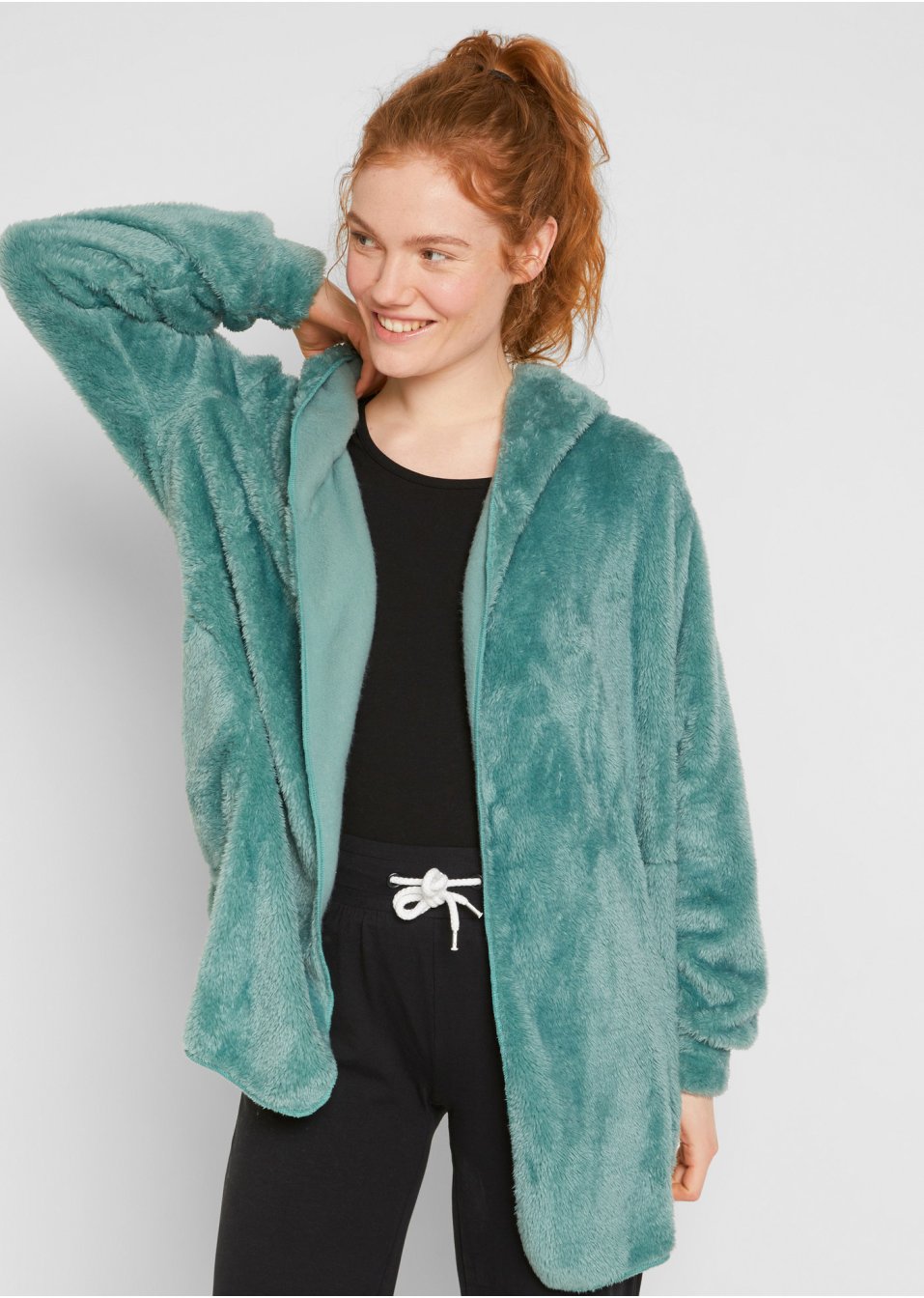 Veste en polaire peluche
